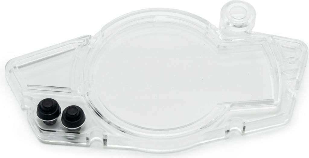 Koso Glas / Ersatzscheibe für RX1N Tacho inkl. Druckknöpfe