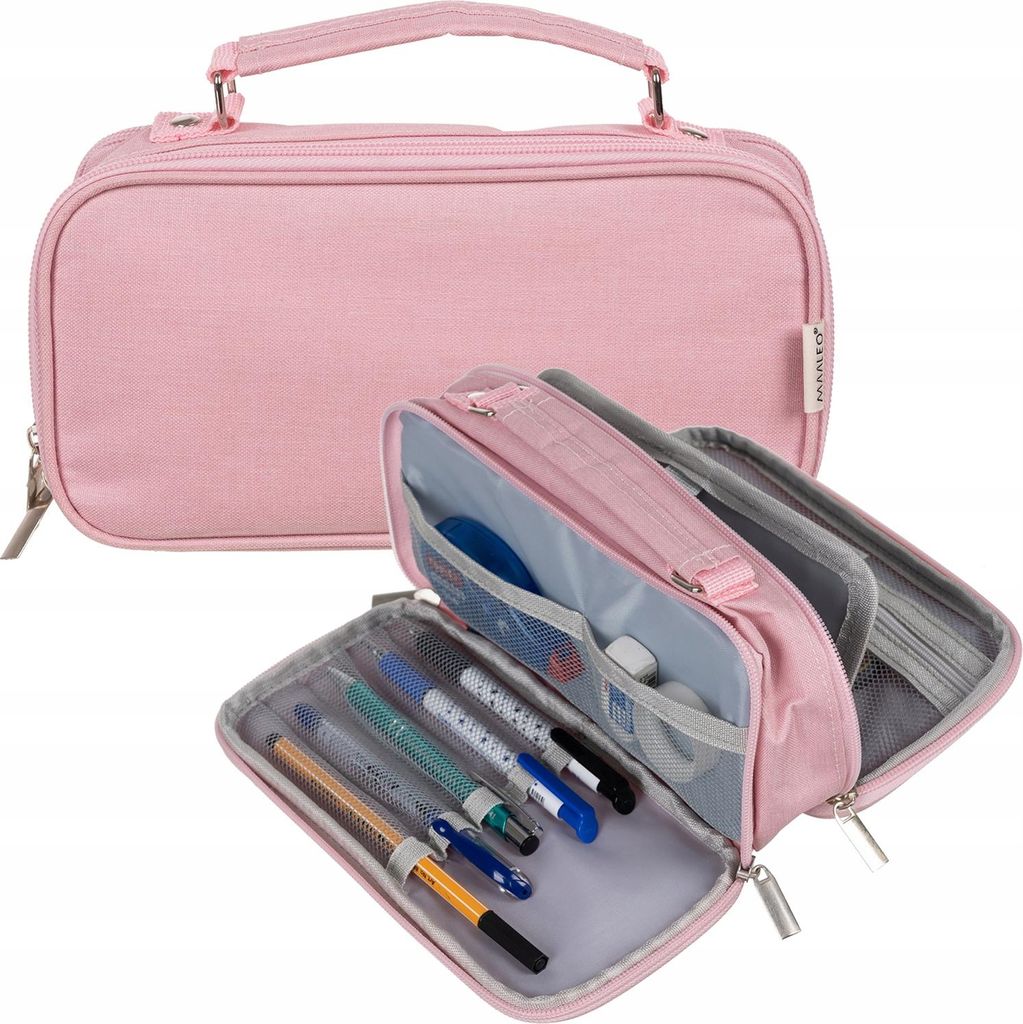 Trousse double extensible - rose Maaleo 24517 Image du produit 