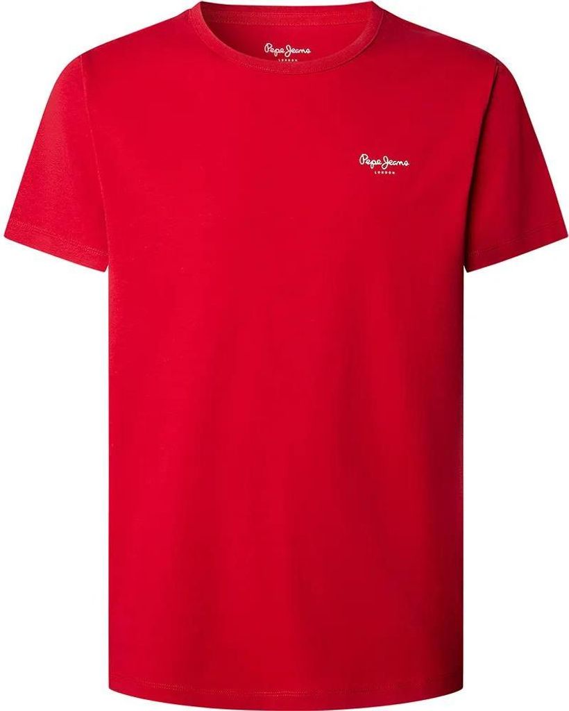 Pepe Jeans Original Basic 3n Kurzarm-t-shirt Rot L Herren Rot L