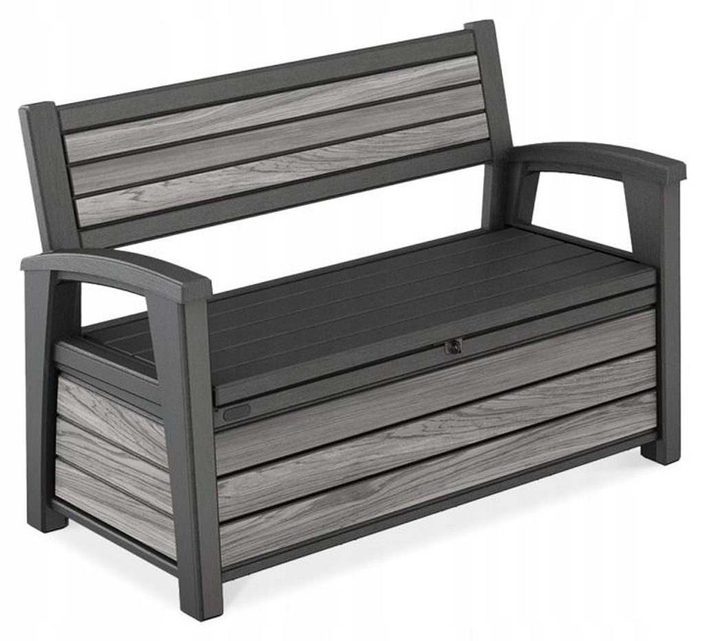 Zahradní lavice Keter Deco Bench 227L - 133x61x89 cm - Obrázek produktu 