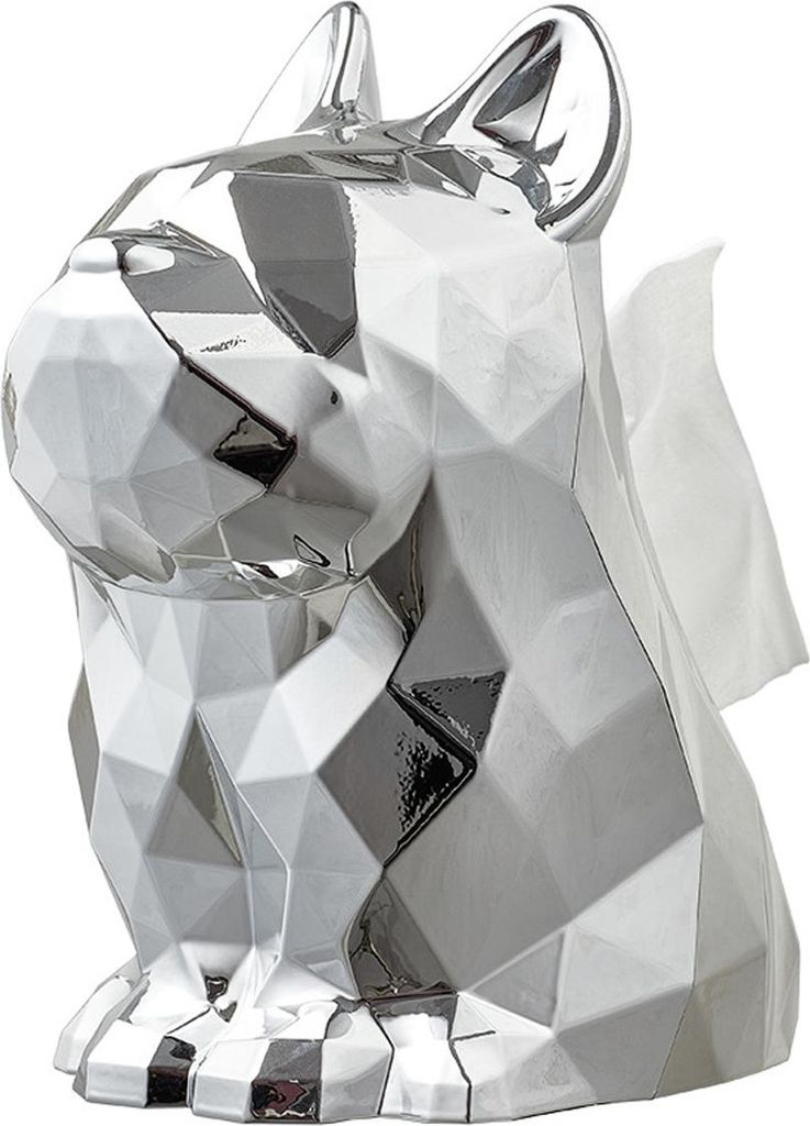 Moderne dekorative Taschentuchbox in Hundeform, kreative Aufbewahrungsbox für den Schreibtisch, Ornamente, Geschenk, Serviettenhalter