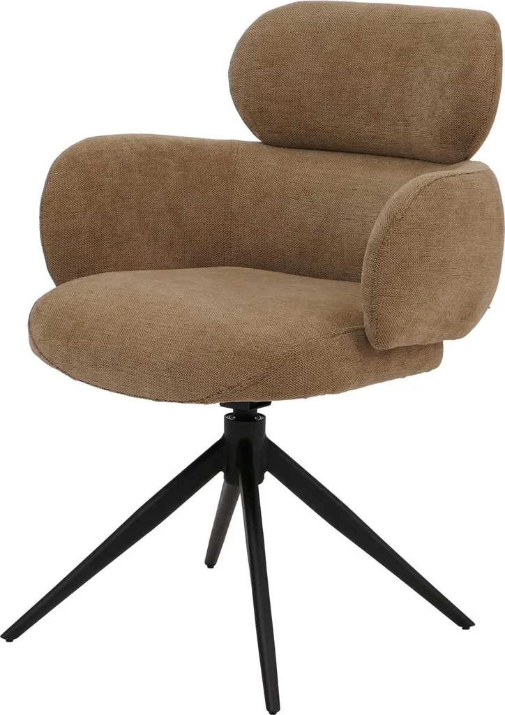 Chaise de salle à manger pivotante idéale pour table de séjour moderne - 6