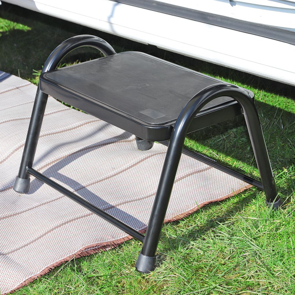 Camping Trittstufe Wohnwagen Wohnmobil 38x26x24 cm bis 150kg rutschfest