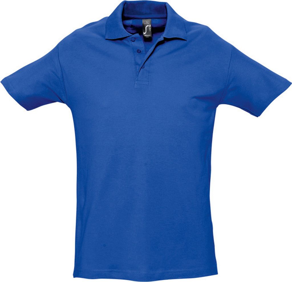 SOLS Herren Spring II Polo-Shirt, Kurzarm PC320 (S) (Königsblau)