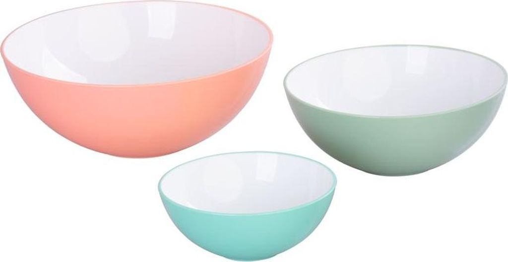Schüssel MagicHome, Salatschüssel, 600/1500/3000 ml, Set 3 Stk.