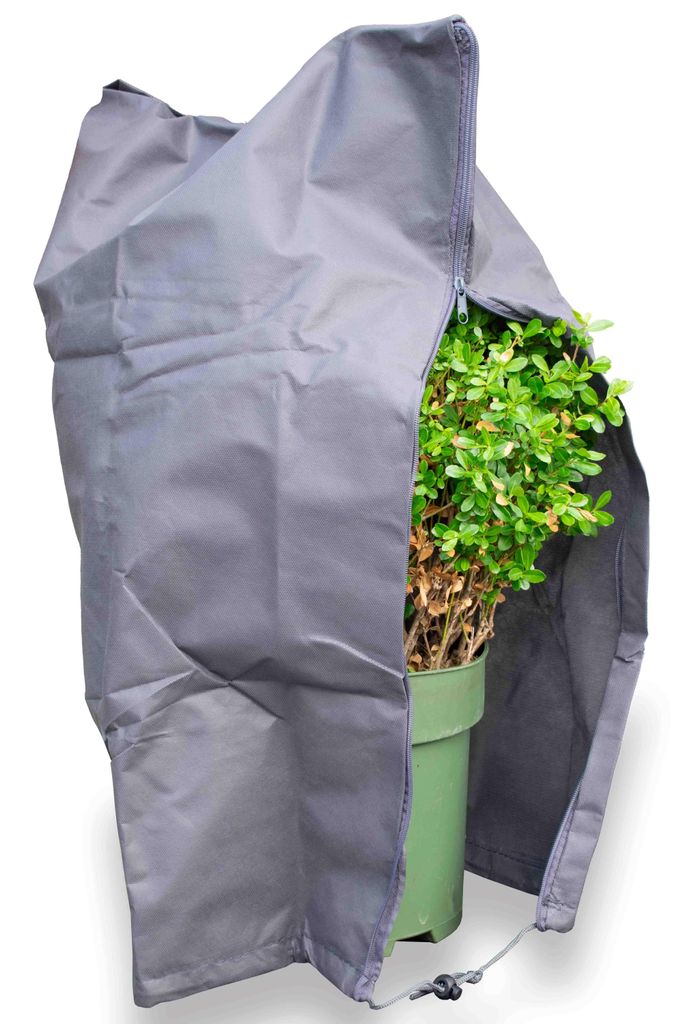 60 x 80 cm Premium XXL Winterschutz für Pflanzen grau Produktbild 