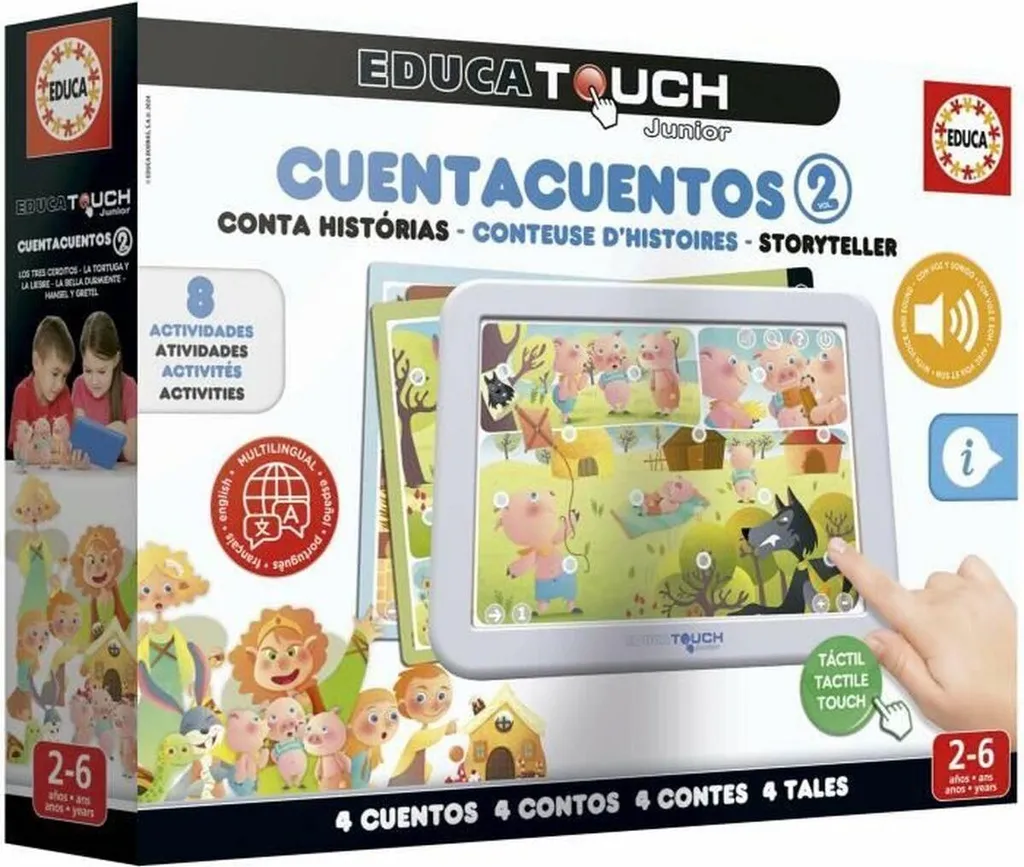 Conteuse d'histoires Educa 17952 Touch Junior interactive