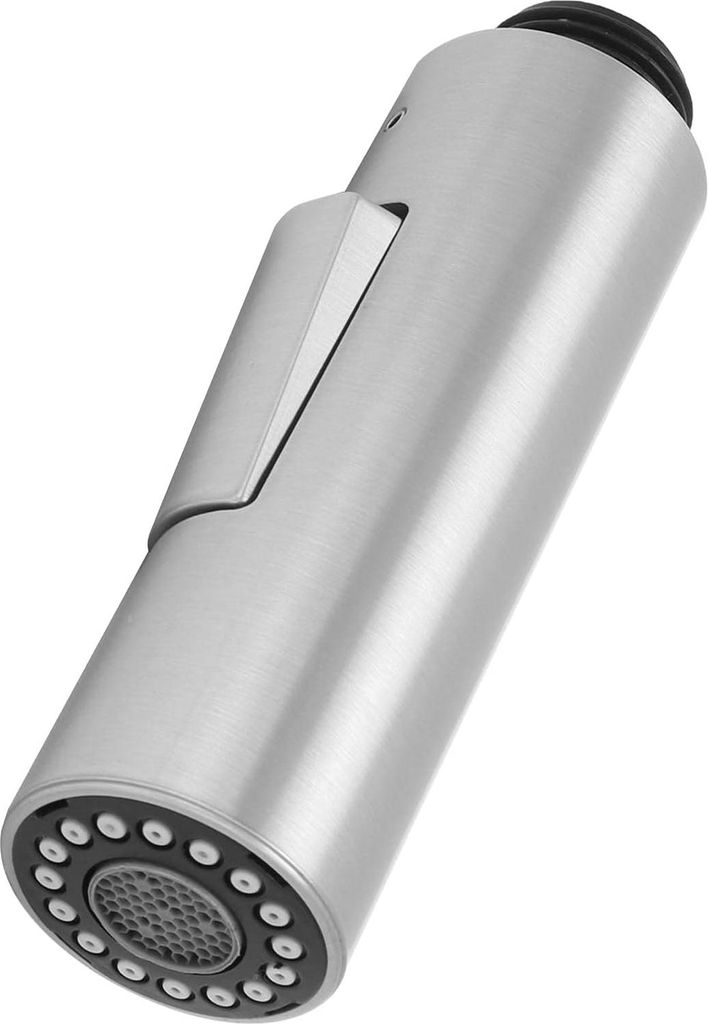 Waschtischarmatur mit 2 Funktionen und gebürsteter Oberfläche - Ersatzarmatur Sprühkopf G1/2 - Küchenarmatur mit Auslauf