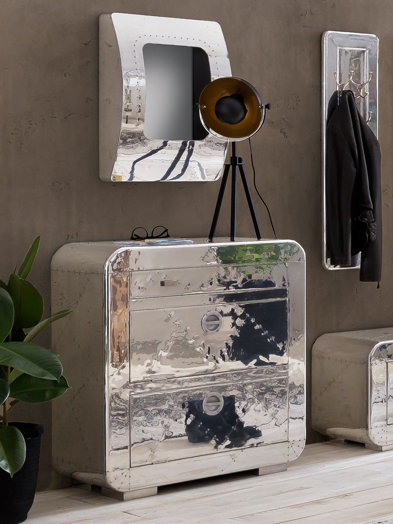 SIT Möbel Garderobe mit 4 Doppel-Haken | Mangoholz + MDF Produktbild 3