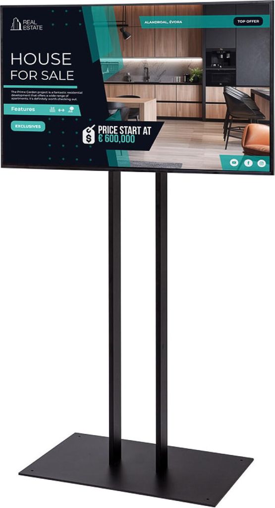 Showdown Displays Digitales Schaufenter-Display mit Samsung-Bildschirm - 50 Zoll