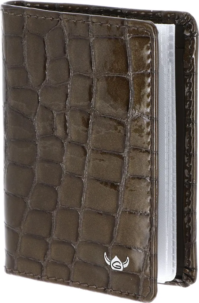 Portacarte Pelle Golden Head 4431 Cayenne RFID Marrone Toffee