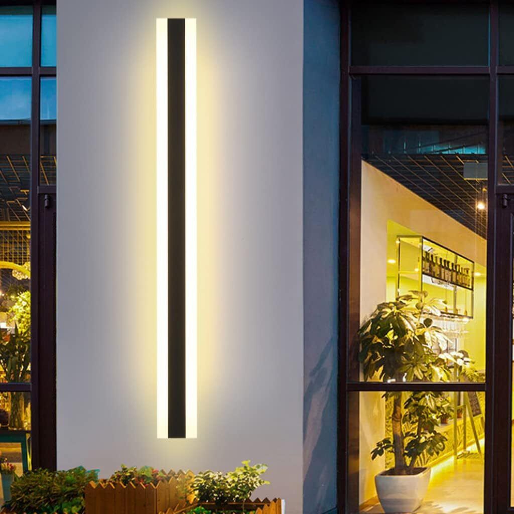 Lange Wandleuchte, Wandleuchte Led Für Moderne Innenräume Und Stylische Außenbereiche, Wandbeleuchtung Für Terrasse Und Flur