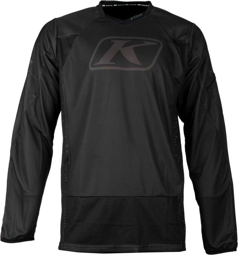 Klim Dakar Langarm-trikot Schwarz M Mann Schwarz M