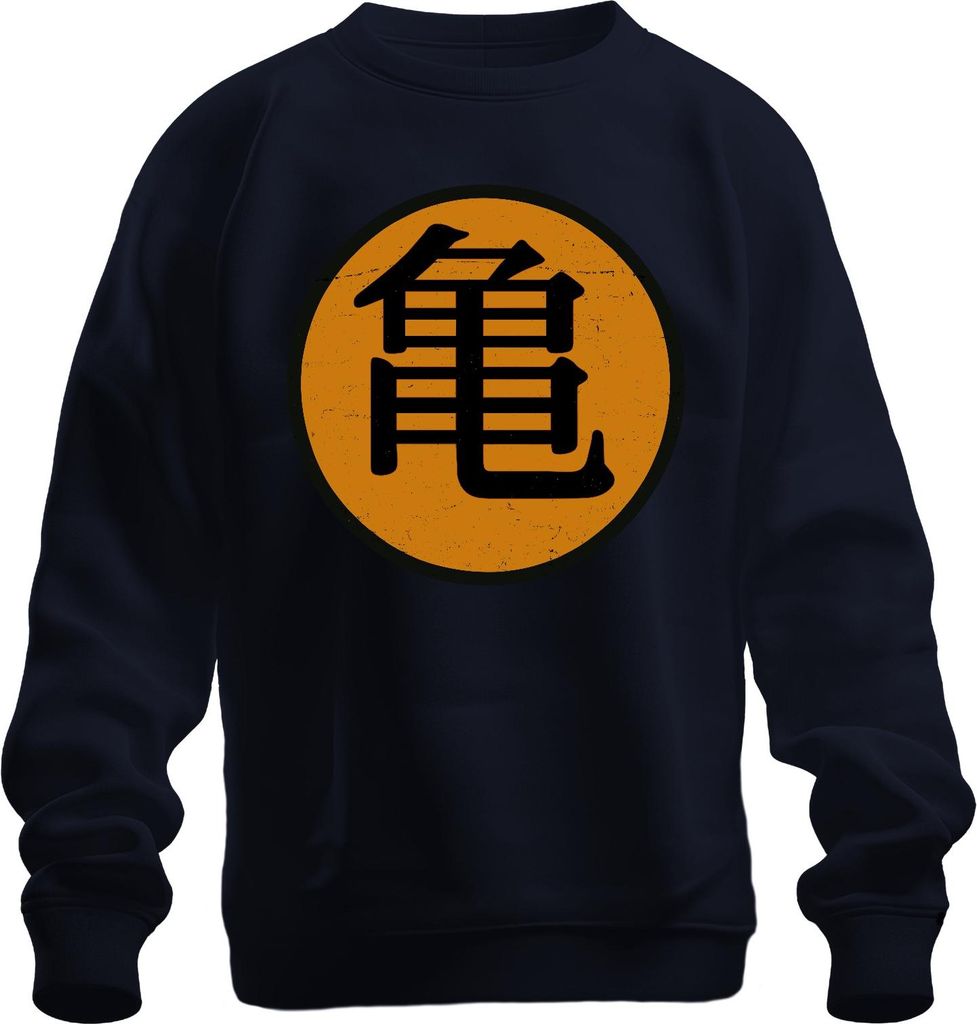 Roshi's Gym Son Goku Anime Fan Manga Otaku Japanisch Streetwear Uni Sweatshirt Pullover, Navy, 3XL