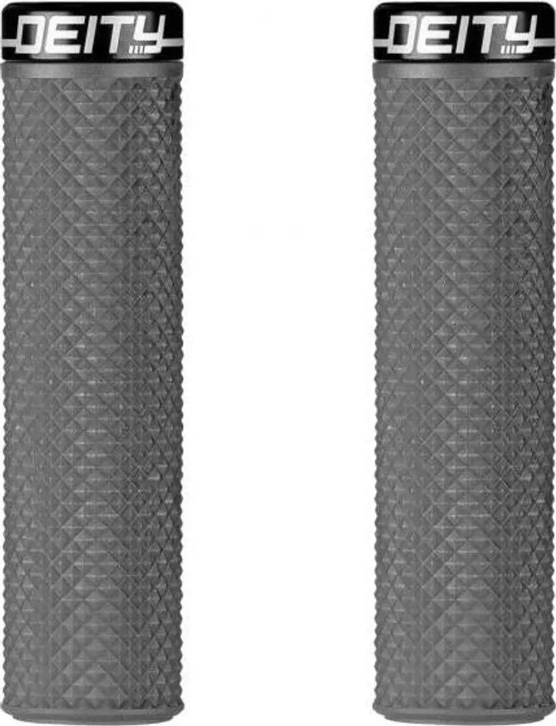 Poignées Ultra-Souples Deity Supracush 34 mm en Gomme TRC+ Grises VTT