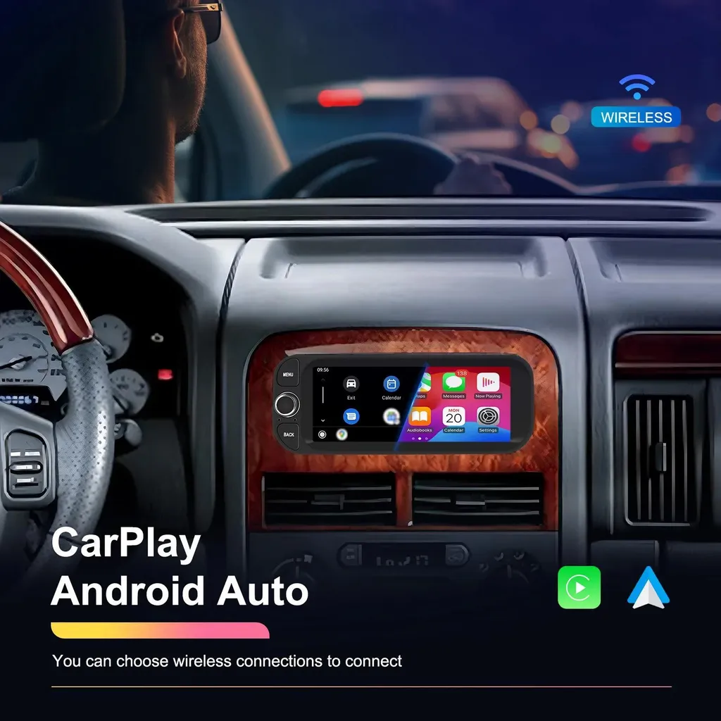 Autoradio CarPlay Android 2 DIN pour Dodge Durango 2002-2003 RAM 2Go - 7