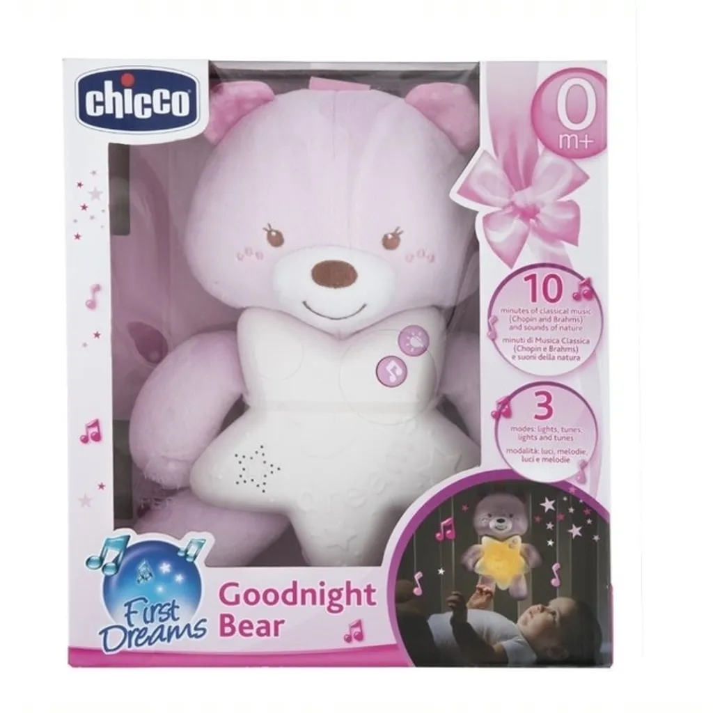 Veilleuse Bébé Rose Chicco pour Calmer les Pleurs Nocturnes de Bébé