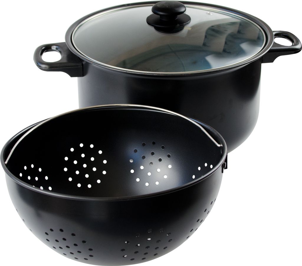 Bonplus BP | Nudeltopf mit Abtropfsieb | 24 cm Durchmesser Produktbild 
