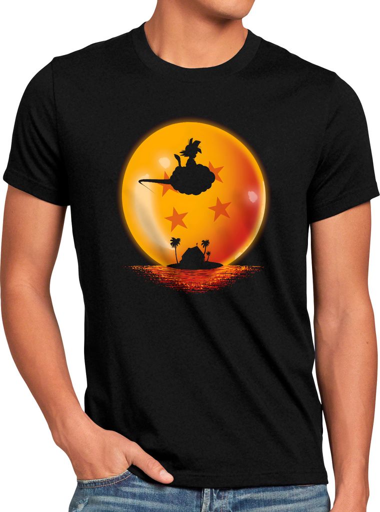 style3 Flying Nimbus Herren T-Shirt super dragon saiyan z gt