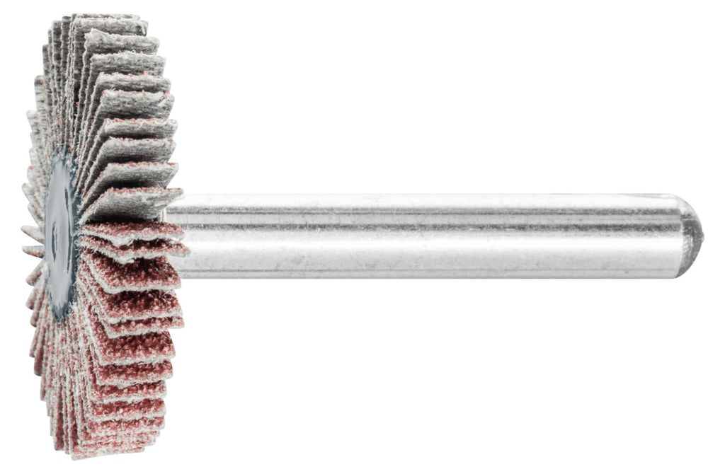 Pferd Fächerschleifer Körnung 80 Durchmesser 30 x Höhe 5mm 6mm Spannschaft - 44401086