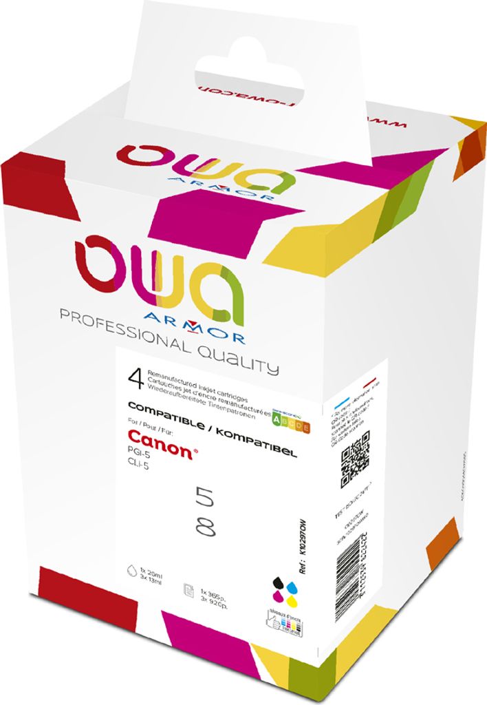 OWA Multi-Pack Tinte K10269OW ersetzt Canon PGI-525/CLI-526