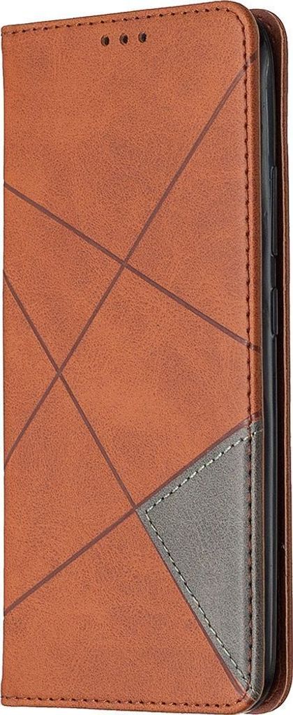 Mobigear Rhombus Slim Realme C11 (2020) Hülle Klapphülle - Braun