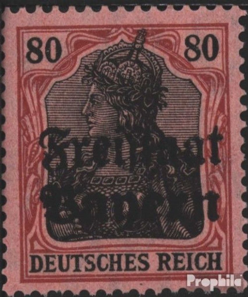 Briefmarken Bayern 1919 Mi 147 postfrisch Germania mit Aufdruck