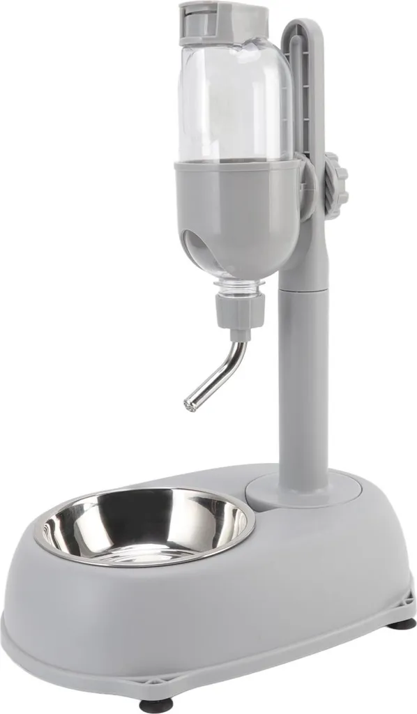 Abreuvoir Automatique 500ml pour Chien et Chat - Hauteur Réglable