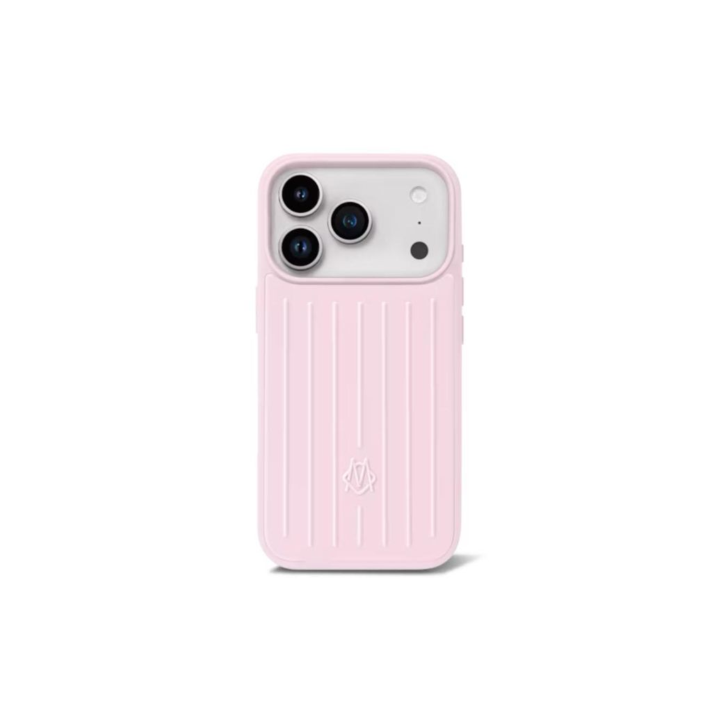 Étui pour iPhone 17 Pro avec poignée RIMOWA, couleur rose Image du produit 