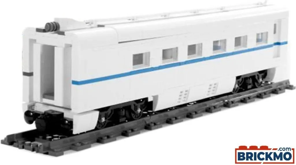 Mould King Wagon MK-12002CX Train de Marchandises pour Réseau Ferroviaire