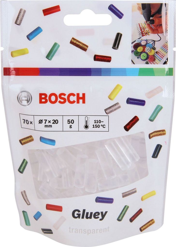 BOSCH 2 608 002 004 70 BOSCH Heißklebesticks Gluey Obrázek produktu 