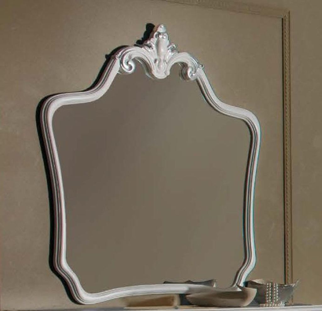 Klassischer Design Spiegel Italienische Wandspiegel Holz Stand Wand Italien Neu
