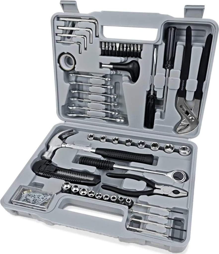 Équipement de bricolage 141 outils - Mallette idéale garage et maison