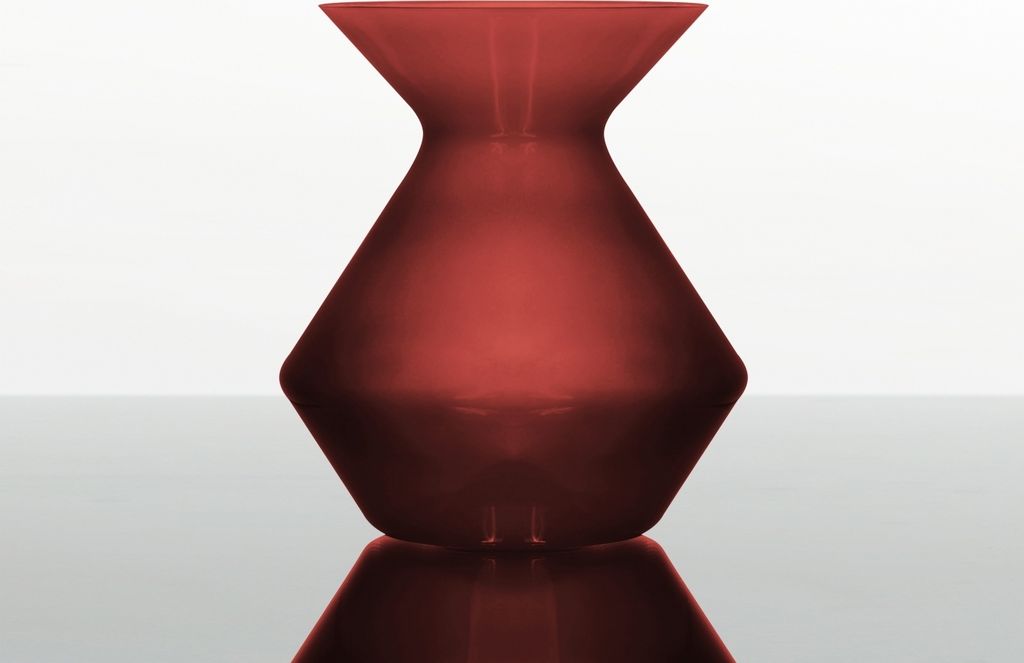 Zalto, 1 pezzo, posacenere da terra, colore rosso, modello Immagine del prodotto 