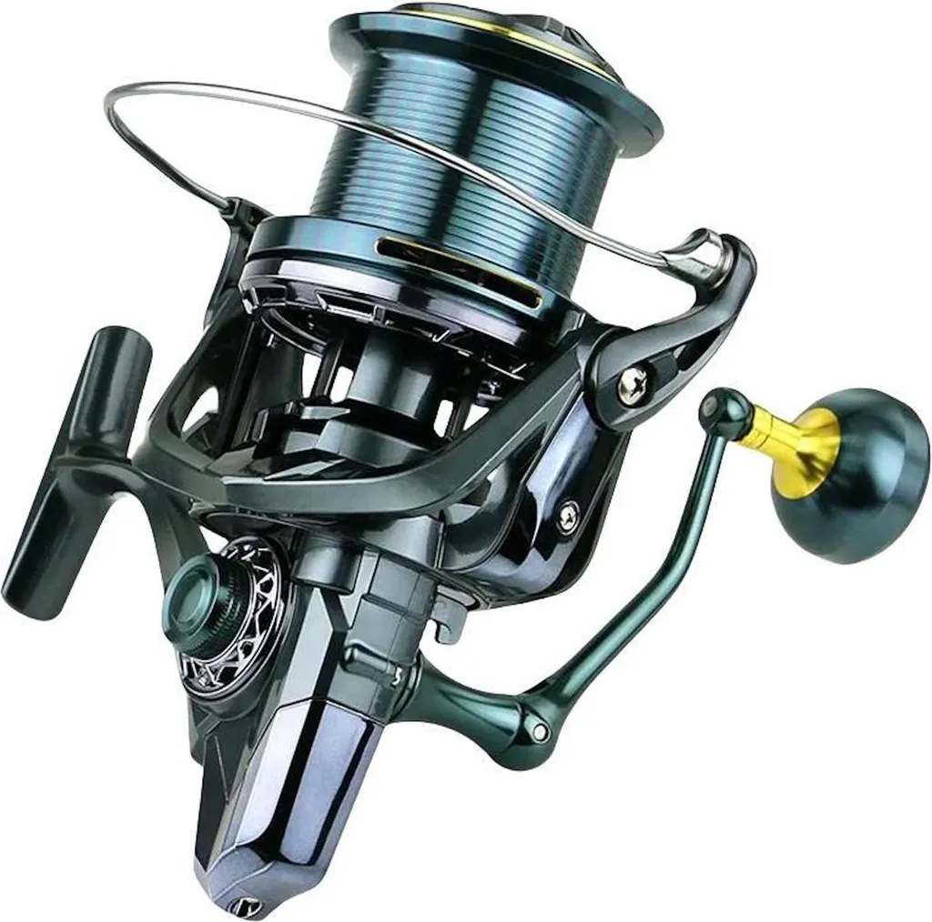 YUMOSHI TC10000 Moulinet de Pêche Entièrement Métallique 4.7:1 Robuste