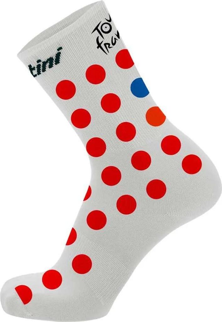Santini Tour De France Official Gpm Leader Socken Mehrfarbig EU 44-47 Herren,Damen Mehrfarbig EU 44-47