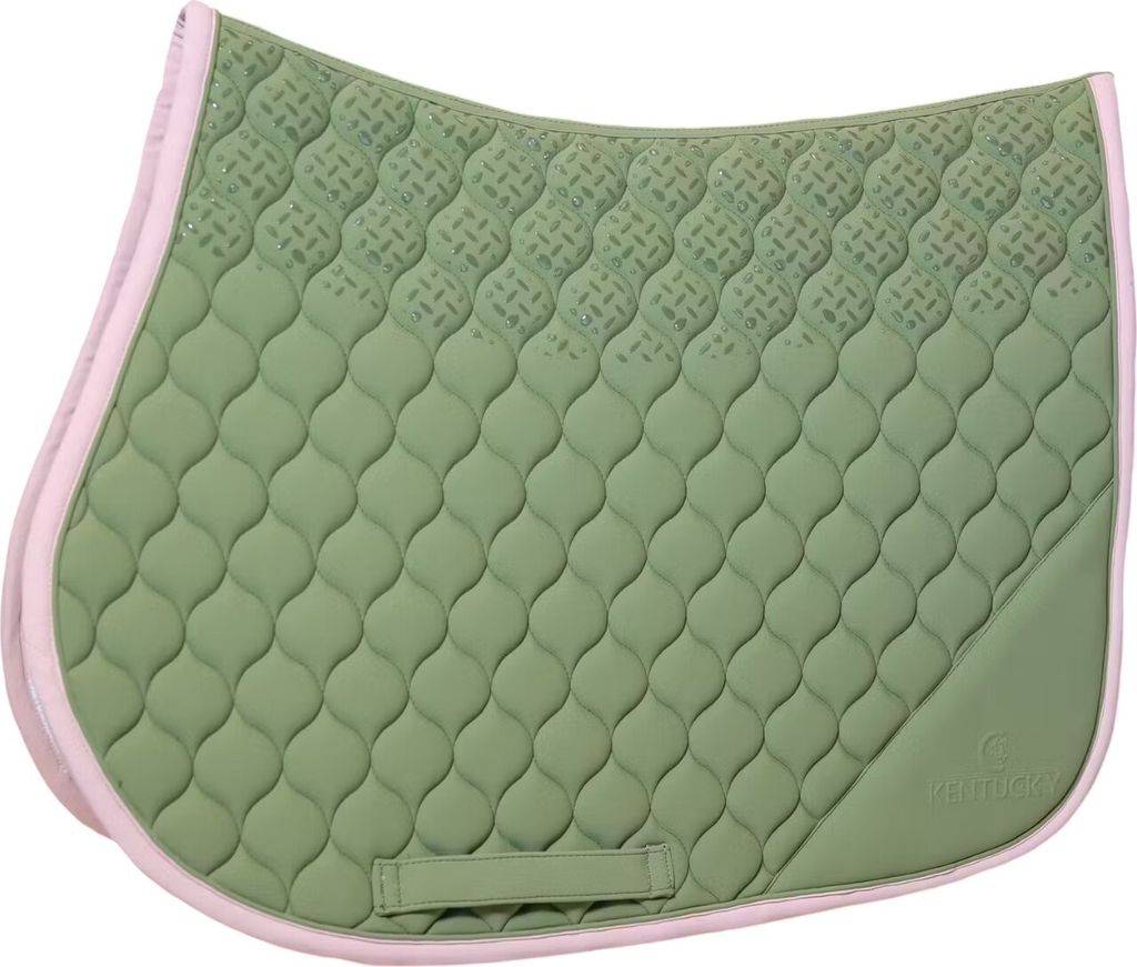 Kentucky Horsewear Saddle Pad softshell Onion Quilt Jumping, Farbe:Old Rose, Größe:Full