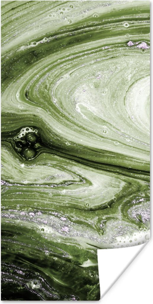 MuchoWow Poster Marmor - Naturstein - Kalkstein 20x40 cm - Plakat - Foto