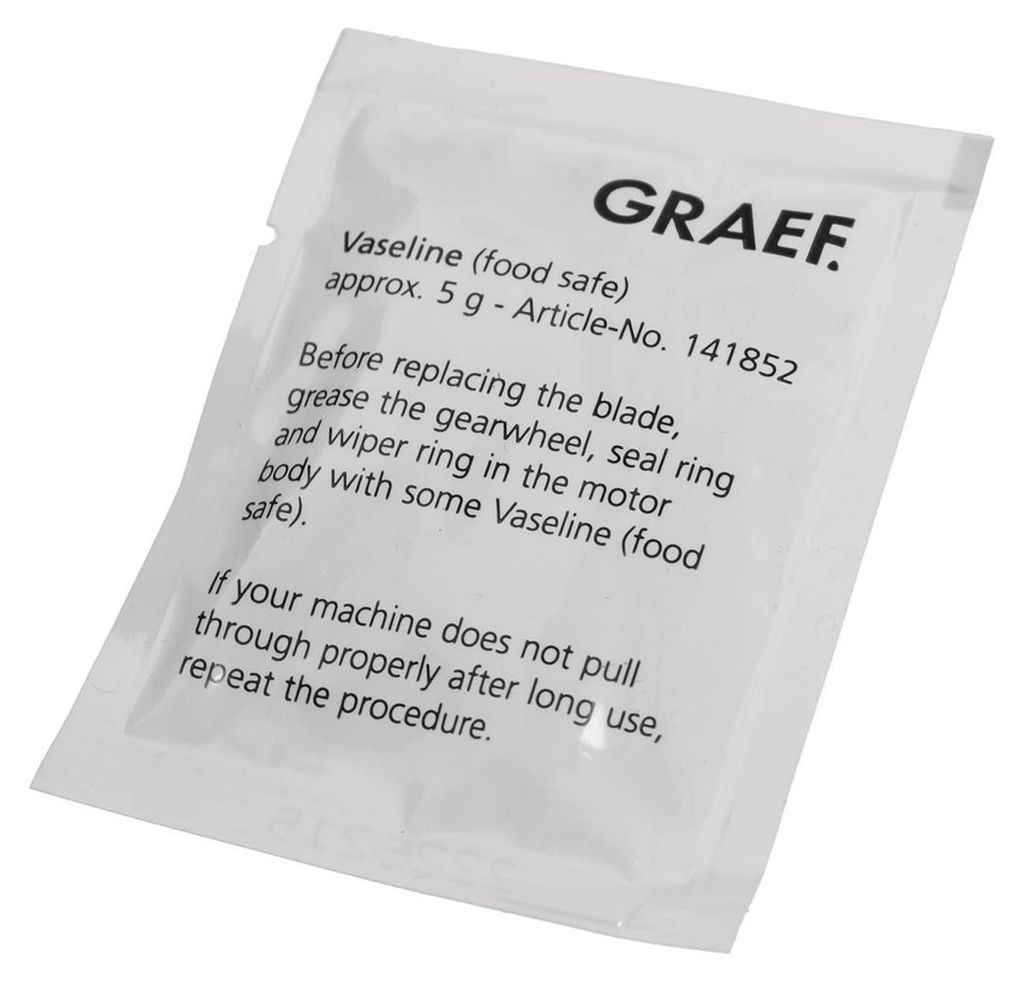 Graef 141852 5g. Vaseline für Allesschneider, Brotschneidemaschinen