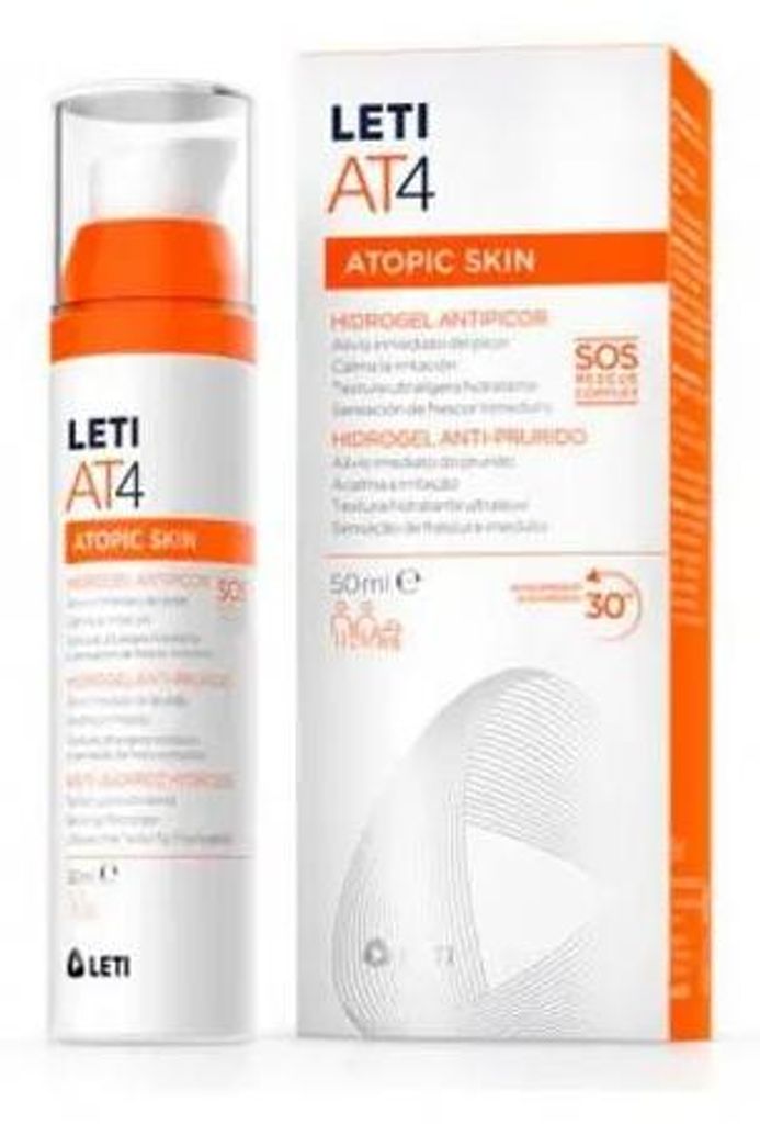 Letiat4 Hidrogel antipruriginoso para piel atópica, 50 ml Imagen del producto 