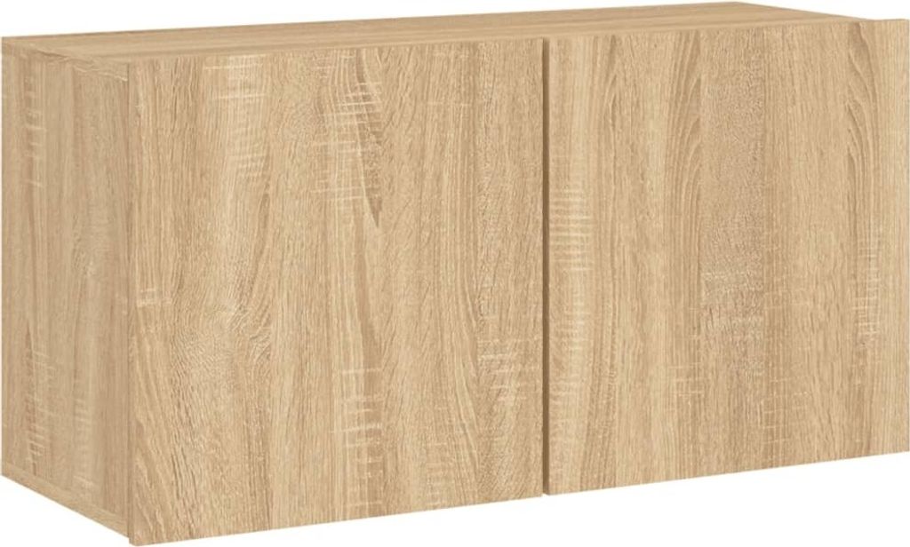TV-Wandschrank Sonoma-Eiche 80x30x41 cm