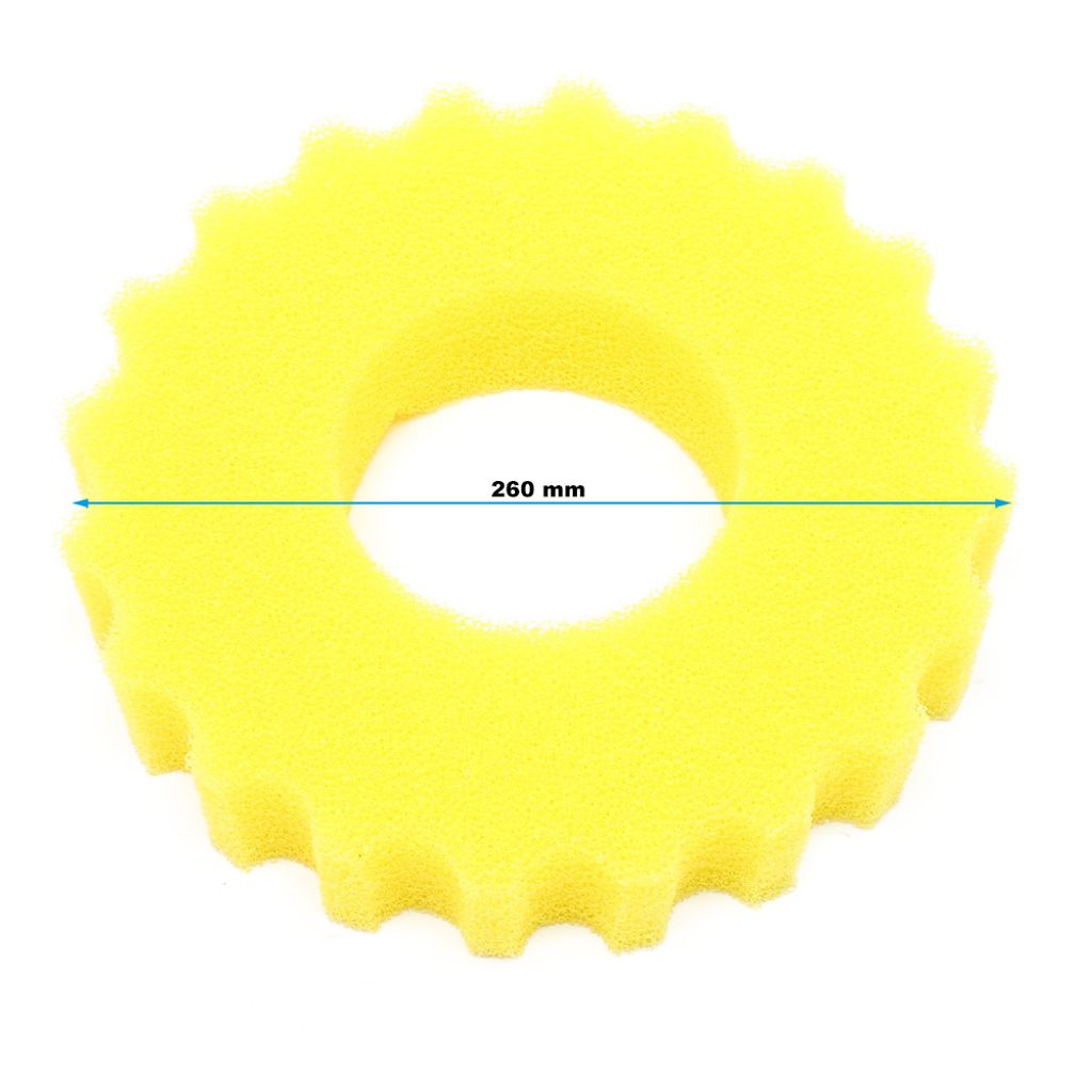 SunSun Ersatzteil für Druckteichfilter CPF-5000 Schwamm gelb, Teichdruckfilter UV-Lampe 18 W, 10000 l/h Teichfilteranlage