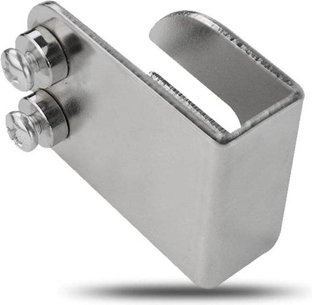 2 Metallische Klemmen für Kabelreparatur und Schaltwerk.