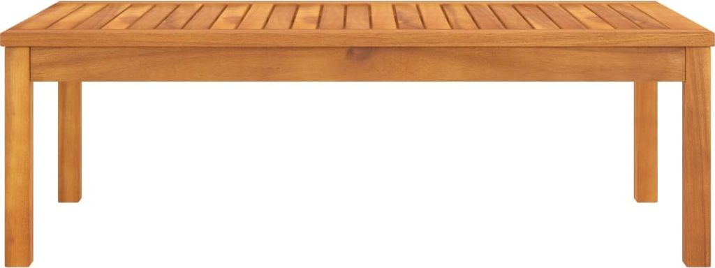 Tavolino 100x50x33 cm in legno massiccio di acacia Immagine del prodotto 