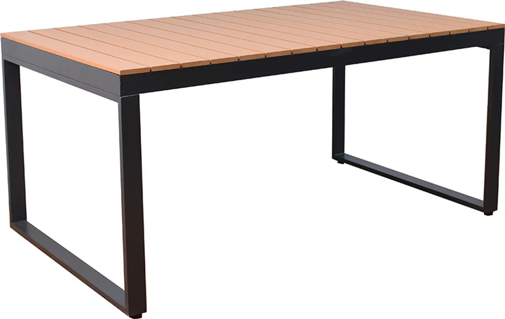 Grande table de terrasse en alu Siera Home Deluxe pour repas en plein air