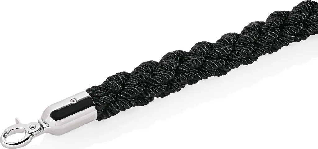Cavo di Collegamento Design Nero in Acciaio Inox 1,5 m | Eleganza e Forza