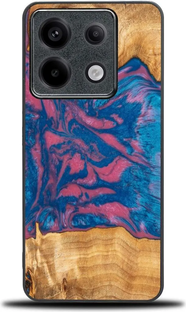 Copertura in legno Bewood Unique Neons - Vegas per Xiaomi Redmi Note 13 5G