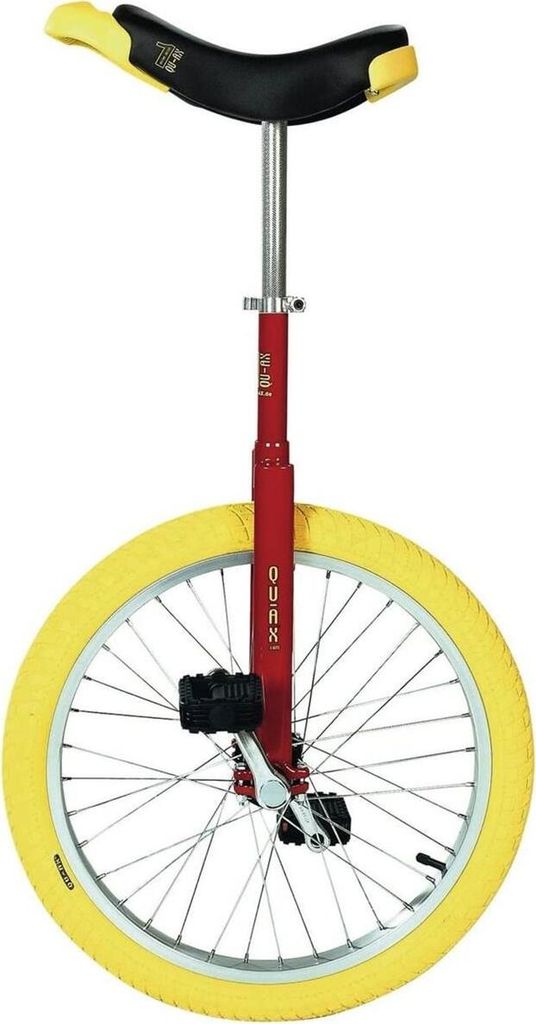 Monocykl QU-AX Luxus 20", czerwony, aluminiowe obręcze, Zdjęcie produktu 