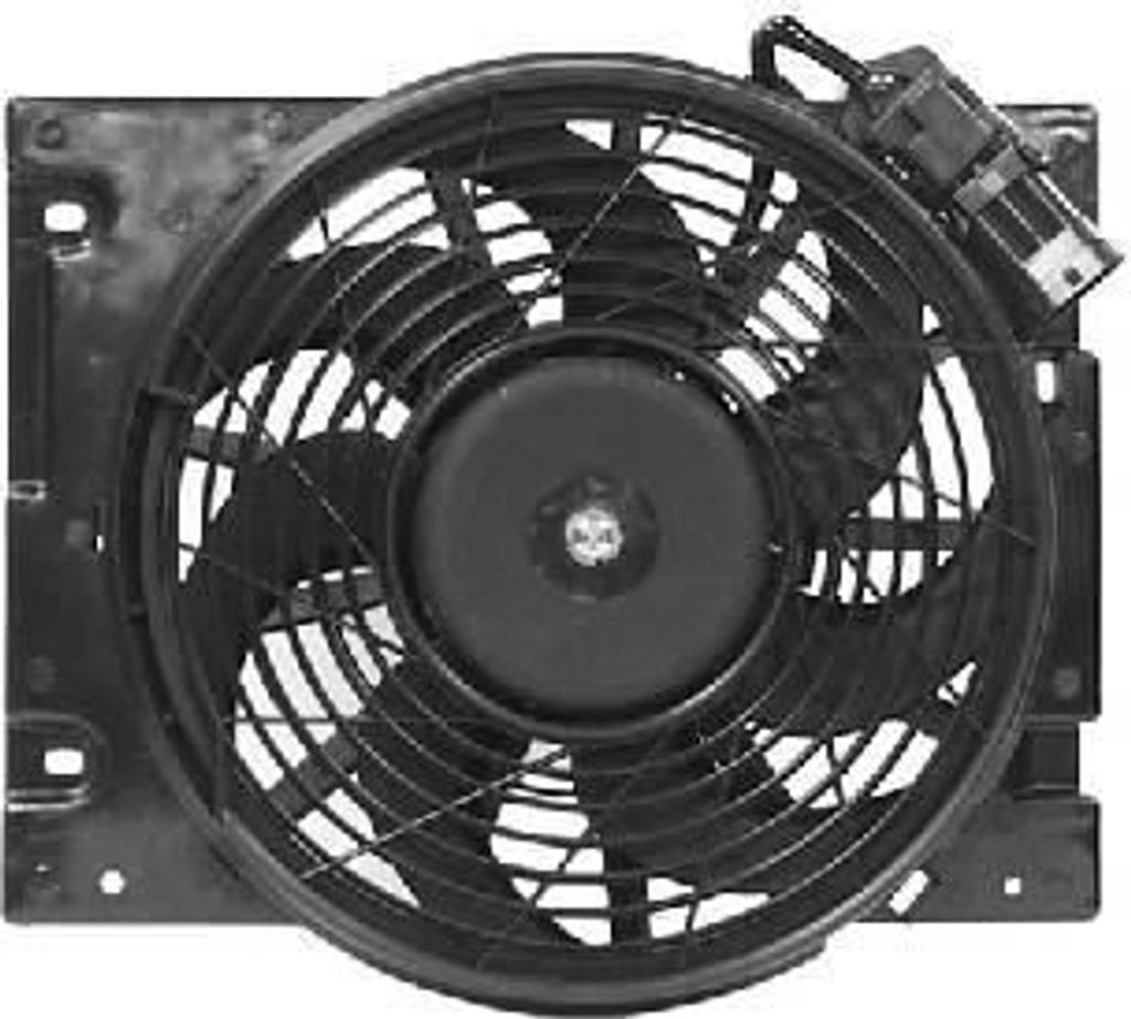 VAN WEZEL Kühlerlüfter Klimaanlage Klimalüfter 3742751 vor dem Kühler für OPEL Astra G CC (T98) 310mm