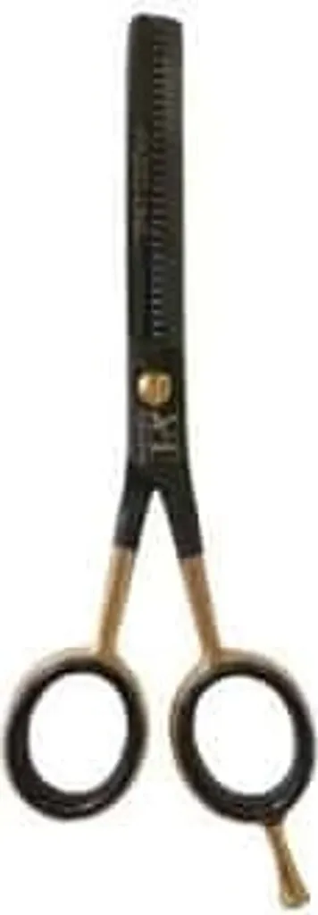 Forbici Professionali Diva 5,5" Pastell Line - Nero Opaco ed Oro